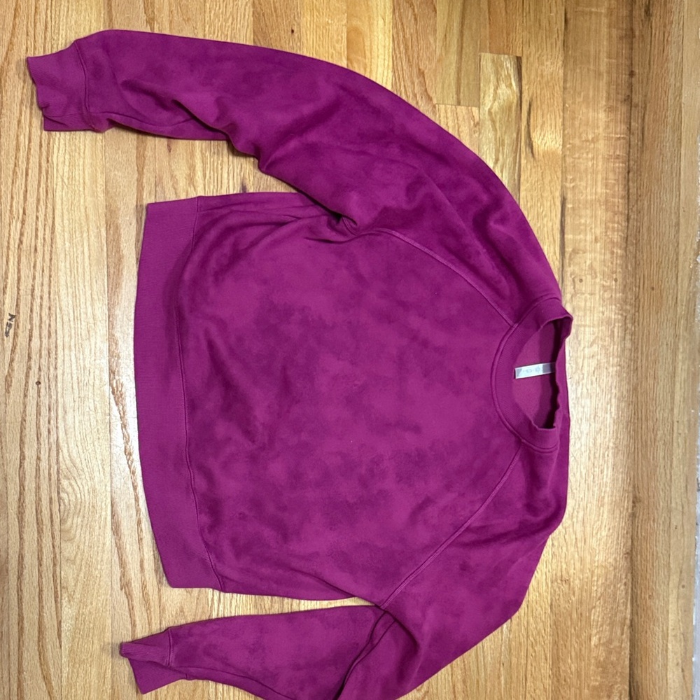 Fabletics Purple Crew Neck Sweater